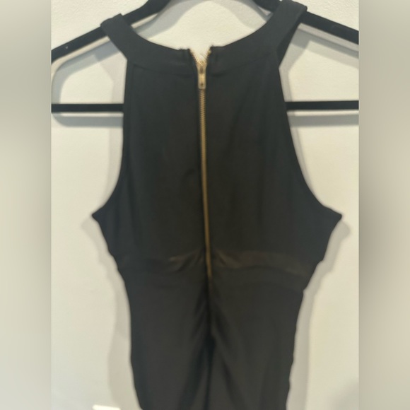 Black bodycon dress. Worn once. - Picture 2 of 2